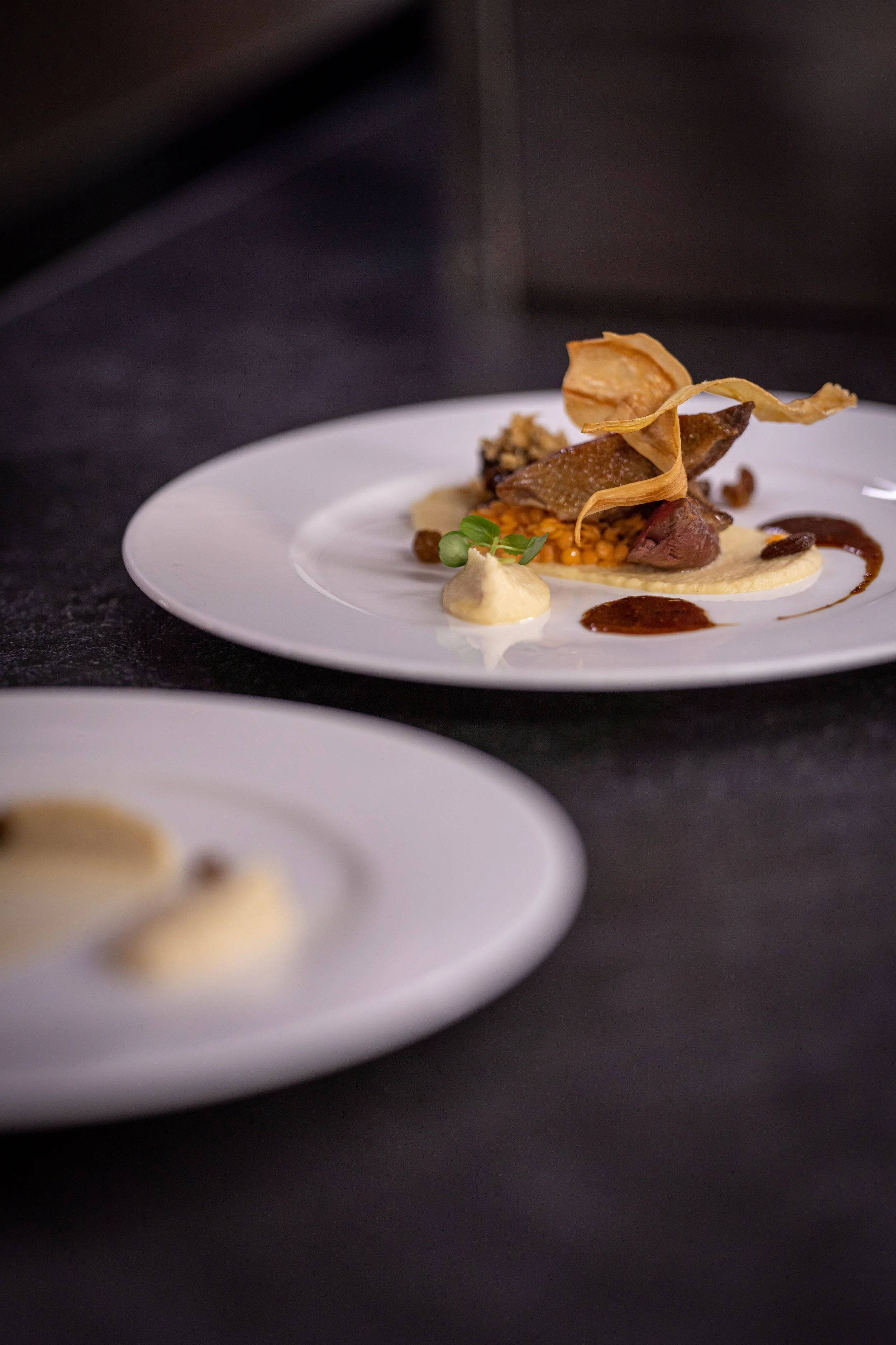 fine dining gourmet dish